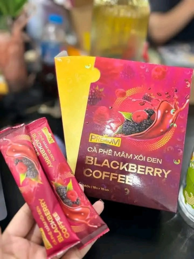 Premium Blackberry Coffee (15 gói) - Giảm cân nhanh và an toàn
