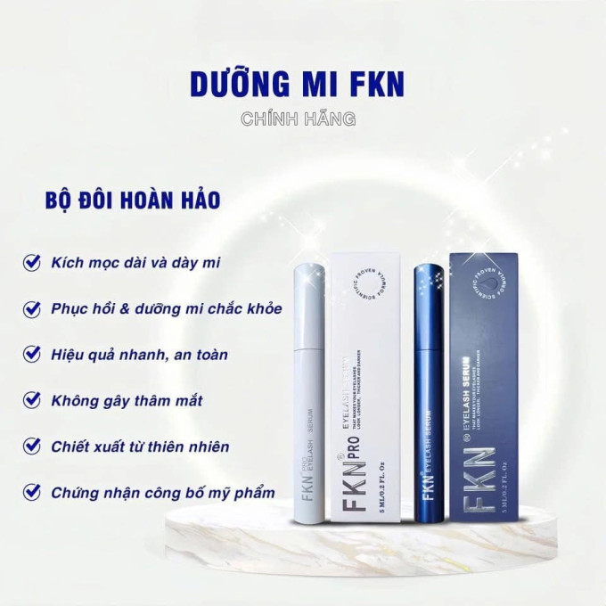 Combo FKN dưỡng mi dài chắc khỏe