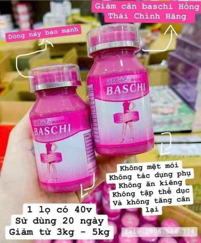 Giảm Cân Baschi Hồng có tốt không
