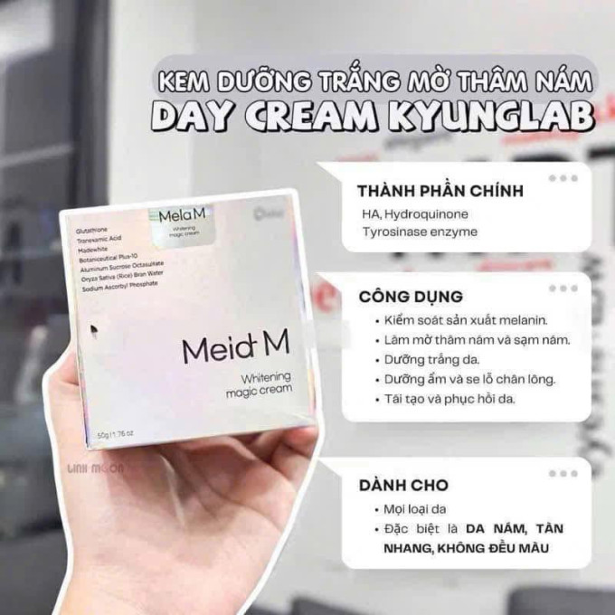 Kem Nám Mela M Hàn Quốc chính hãng