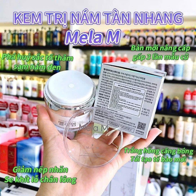 Kem Mela M Hàn Quốc – Giải Pháp Toàn Diện Cho Làn Da Nám Sạm