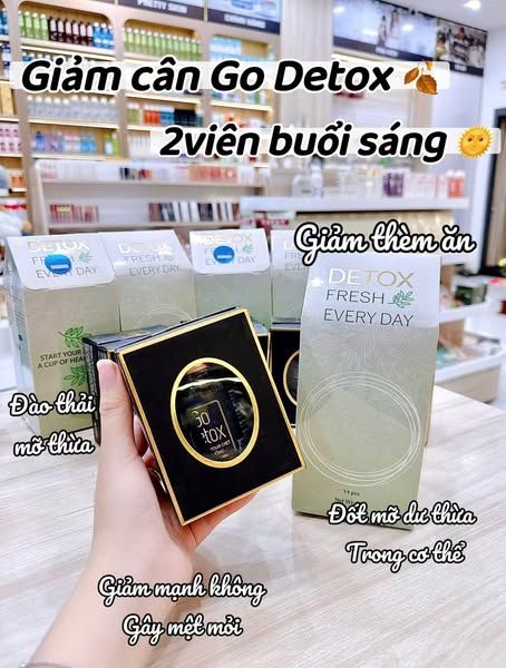 Giảm cân Go Detox chính hãng| Kiểm soát cân nặng hiệu quả