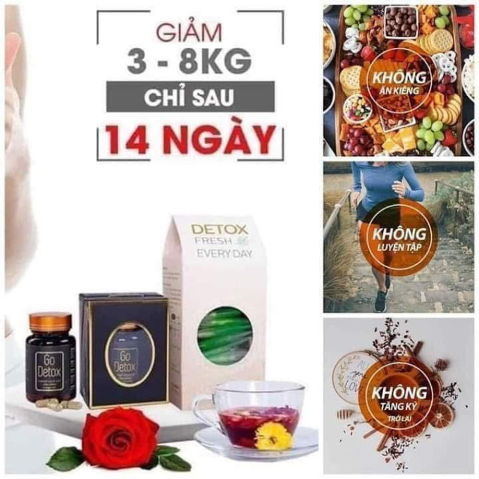 Mua Trà GO DETOX giảm cân chính hãng tại Havinabeauty.com