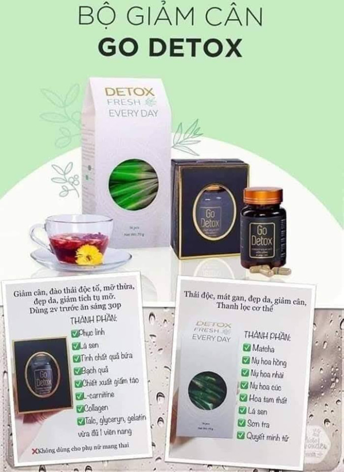 Bộ giảm cân Go detox được nhiều khách hàng tin dùng hiệu quả