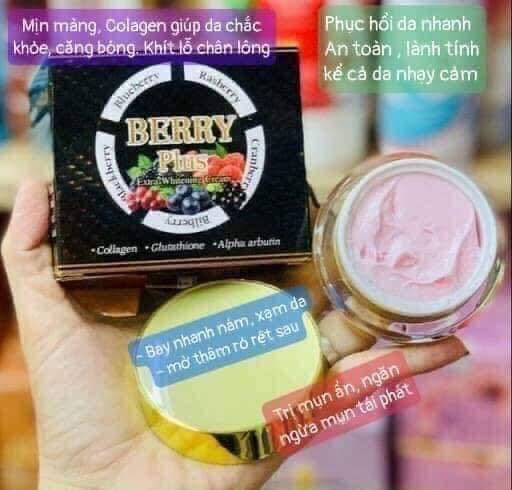 Kem Berry Plus 5x mờ nám tàn nhang hiệu quả