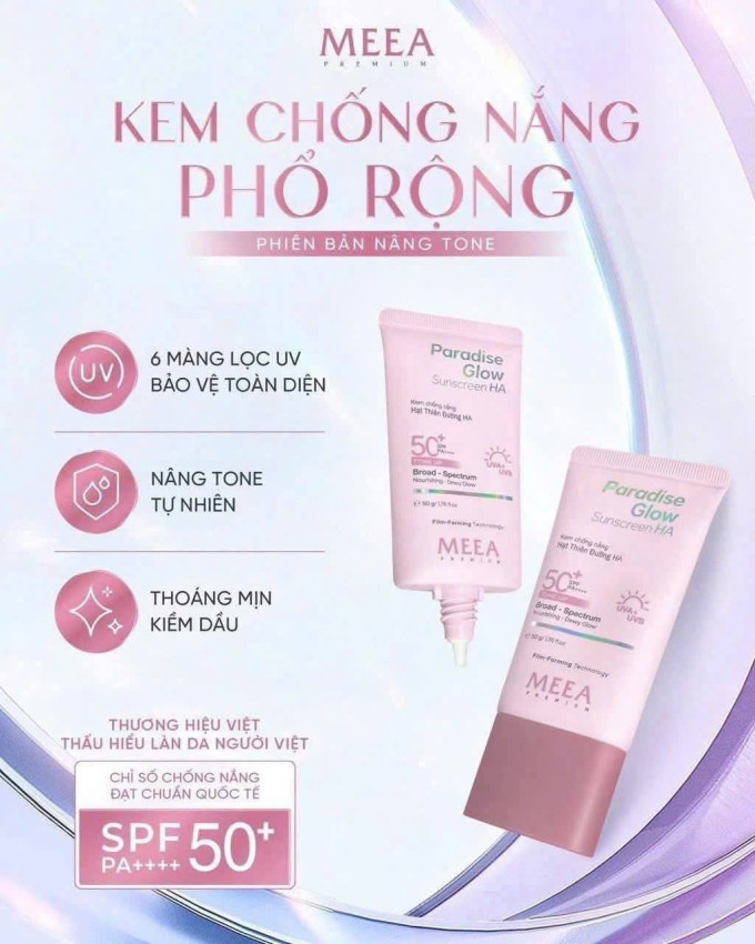 Giúp chống nắng phổ rộng, bảo vệ da hiệu quả trước tia UVA, UVB.