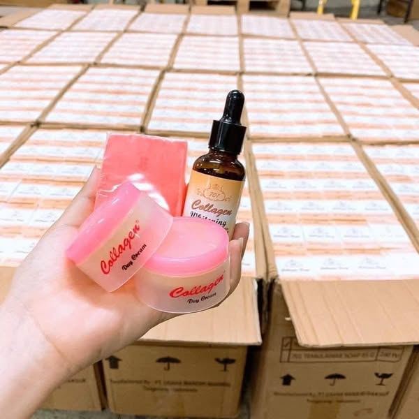 Bí quyết xóa mờ nám, tàn nhang tại nhà với Kem Collagen Plus Vit E Indonesia (tem đỏ cao cấp)
