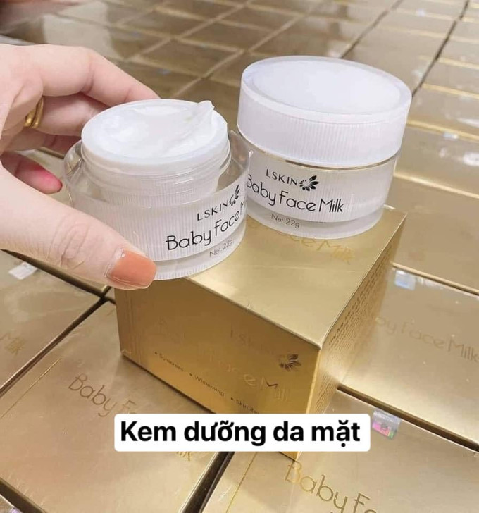Kem Sữa Baby Face Milk chính hãng| Dưỡng trắng da