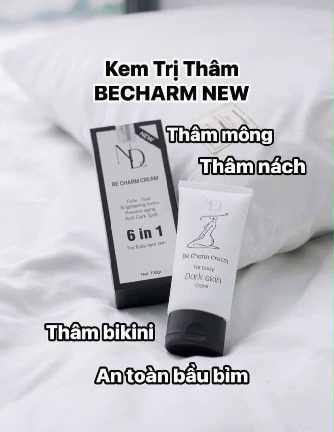 Kem Trị Thâm Be Charm Cream 6 in 1|Bí quyết trị thâm body an toàn, lành tính