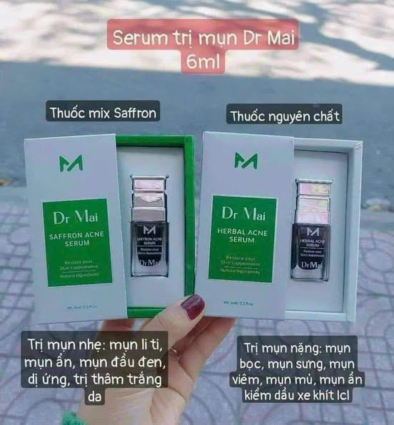 Combo Serum Dr Mai trị mụn