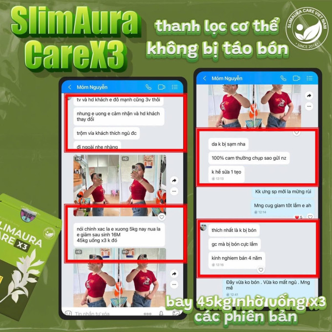 Slimaura Care X3 – Đồng hành cùng bạn trên hành trình giữ dáng