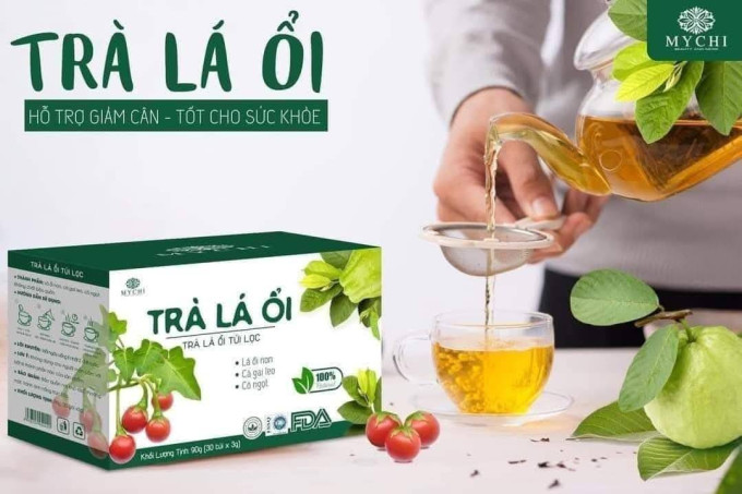 Trà lá ổi túi lọc Mychi chính hãng