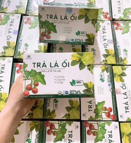Trà lá ổi túi lọc Mychi chính hãng