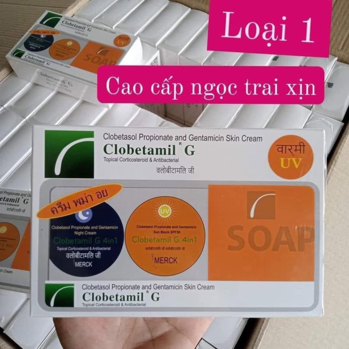 Kem nám Thái – mờ nám, dưỡng trắng da hiệu quả từ Bộ nám Thái Clobetamil G 4in1