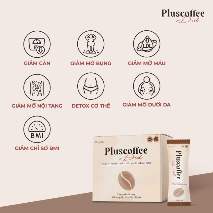 Hỗ trợ giảm cân tự nhiên, không gây mất nước.