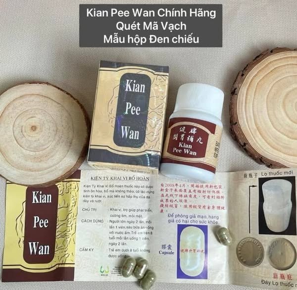 Cách phân biệt Kiện Tỳ Khai Vị - Kian Pee Wan chính hãng