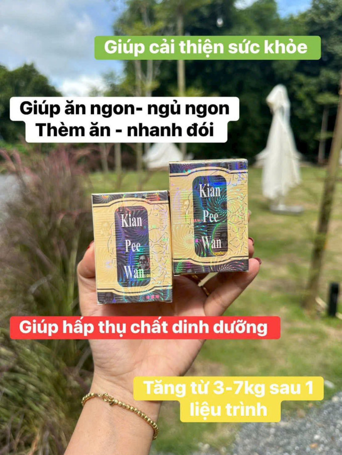 Kích thích vị giác, giúp ăn ngon miệng và tăng cân tự nhiên, an toàn.