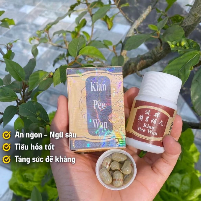Kian Pee Wan chính hãng| Hộp 30 Viên -Bí quyết kiện tỳ, tăng cân tự nhiên cho người gầy lâu năm