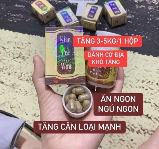 Sản phẩm tăng cân Kian Pee Wan chính hãng từ Malaysia