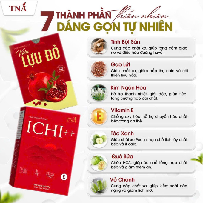 7 thành phần thiên nhiên an toàn hiệu quả