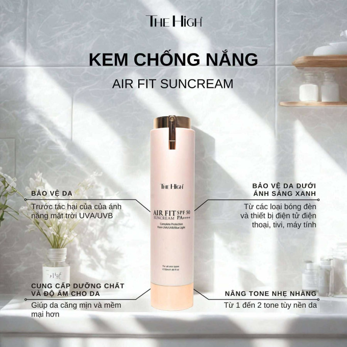 Kem chống nắng The High AirFit có tốt không