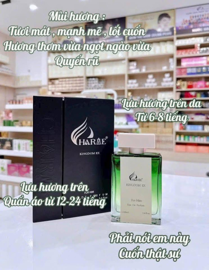 Hương thơm thanh lịch, không quá nồng