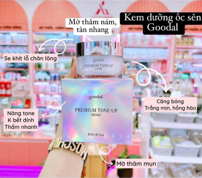 Kem ốc sên Goodal Premium Tone Up – Giải pháp dưỡng trắng và cấp ẩm hiệu quả
