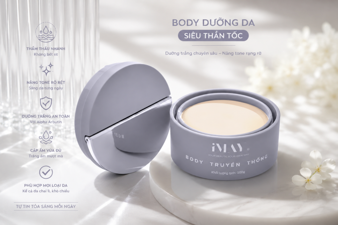 Kem Body Mây Cream – Bí Quyết Dưỡng Trắng Da Mềm Mượt, Không Bết Rít