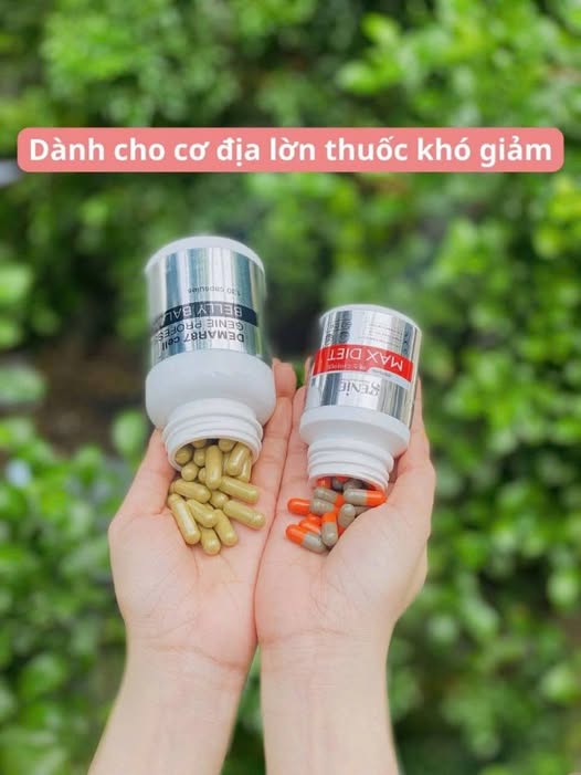 Combo giảm cân MAX DIET GENIE Hàn Quốc và DEMAR87 GENIE
