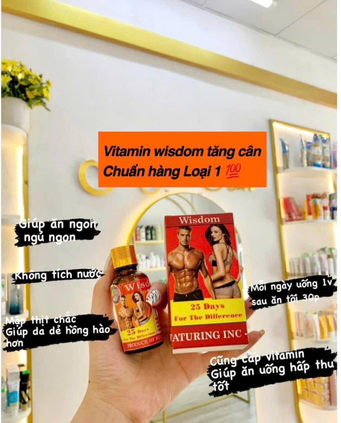 Hỗ trợ tăng cân tự nhiên, không tích mỡ