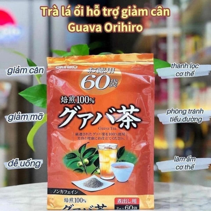 Trà ổi giảm cân Orihiro Nhật Bản- Hỗ Trợ Giảm Mỡ, Thanh Lọc Cơ Thể Hiệu Quả