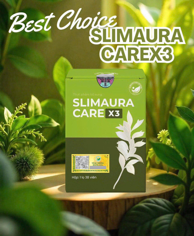 Viên uống Slimaura Care X3 - hỗ trợ kiểm soát cân nặng (38 viên)