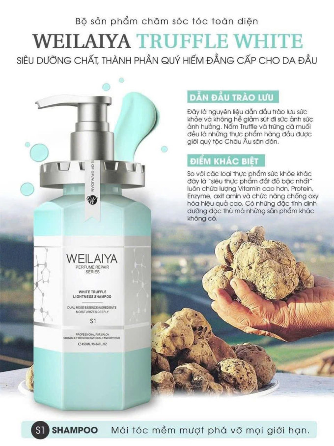 Dầu Gội Weilaiya Nấm Truffle