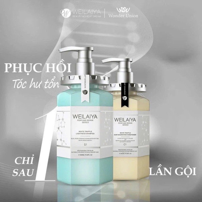 Bộ Gội Xả Weilaiya Nấm Truffle Chính Hãng 