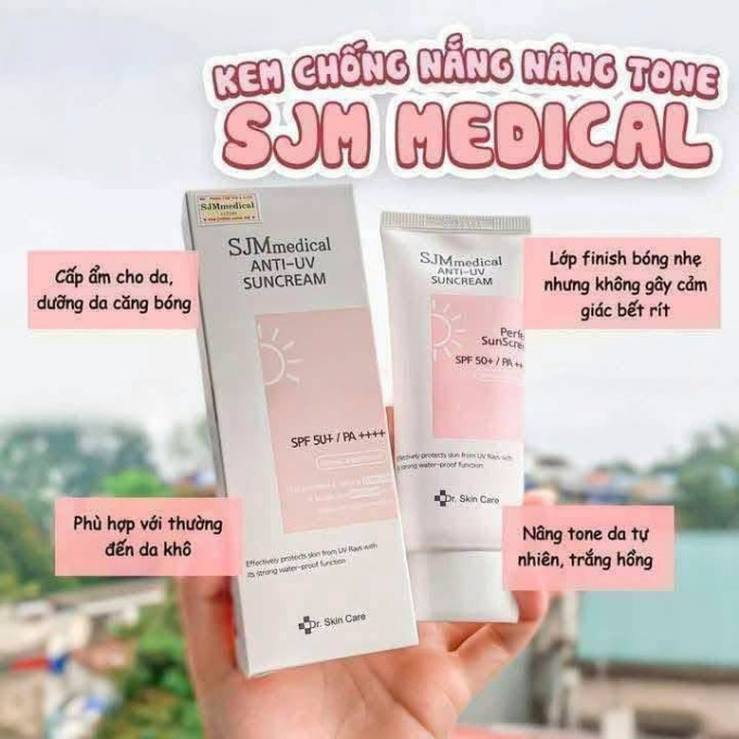 Kem chống nắng SJM Medical Anti-UV – bảo vệ da mỗi ngày