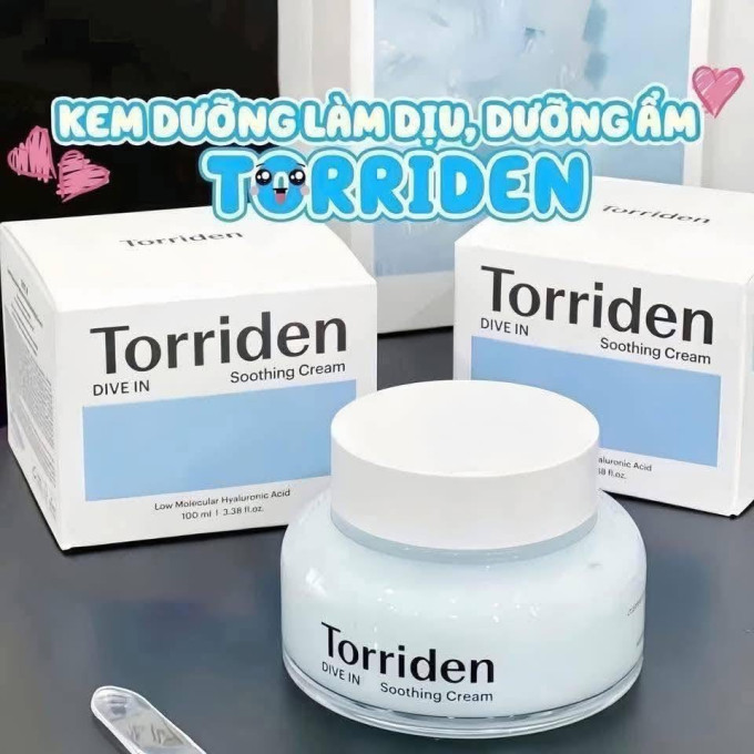 Kem dưỡng ẩm Torriden Dive In Soothing Cream| Cấp Ẩm Sâu, Làm Dịu Da Hiệu Quả