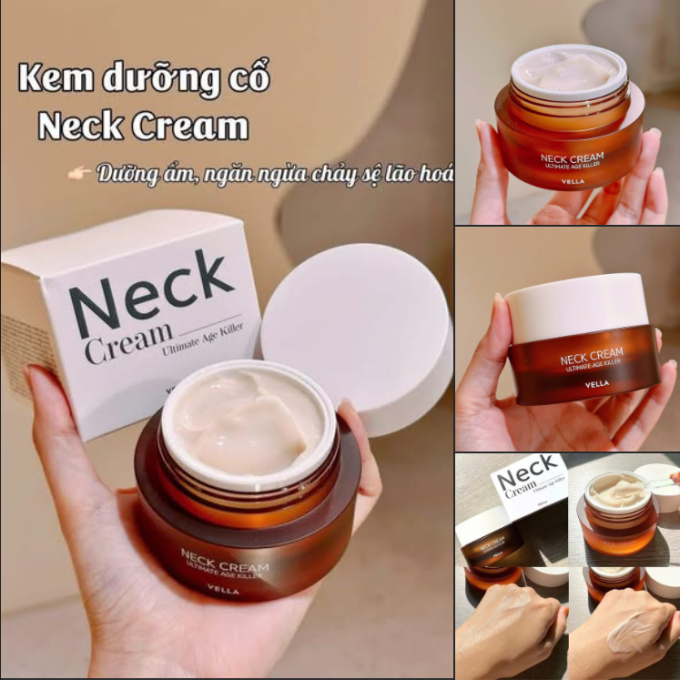 Kem dưỡng da cổ Vella Neck Cream -Giải Pháp Chống Lão Hóa Vùng Cổ Hiệu Quả