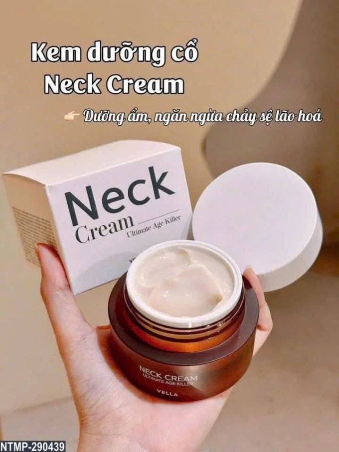 Kem dưỡng da cổ Vella Neck Cream -Giải Pháp Chống Lão Hóa Vùng Cổ Hiệu Quả