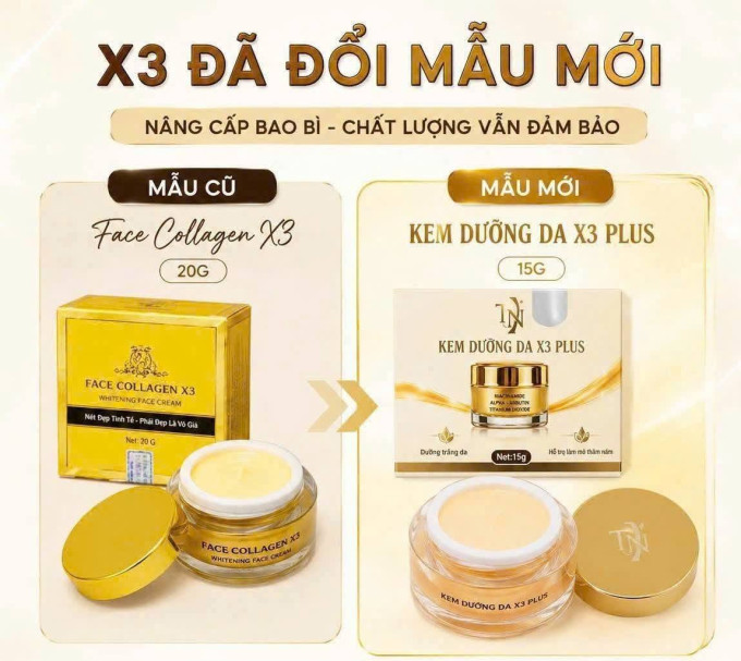 Kem Dưỡng Da X3 Plus là dòng kem dưỡng da thế hệ mới đến từ thương hiệu Đông Anh