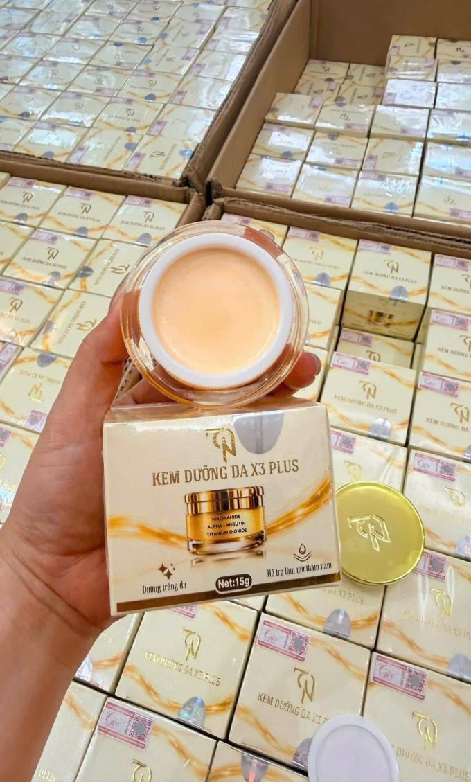 Kem dưỡng da X3 Plus -Face Nén X3 Plus Đông Anh Hỗ Trợ Mờ Thâm Nám, Nâng Tone Tự Nhiên