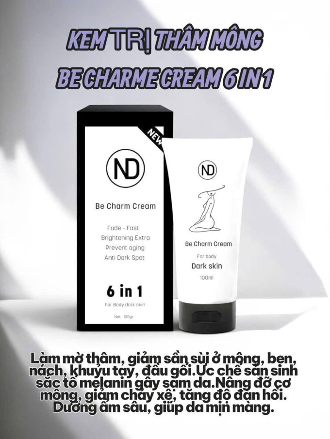 Kem giảm thâm Be Charm Cream 6 in 1 | Bí quyết cho làn da trắng sáng mờ thâm