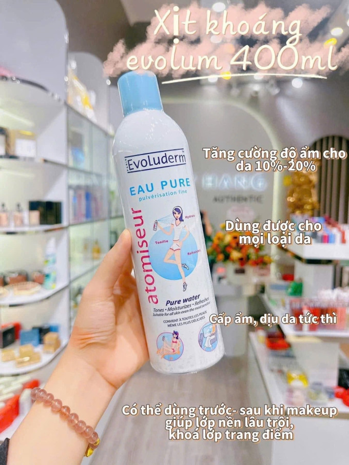 Cấp nước và dưỡng ẩm tức thì cho da.