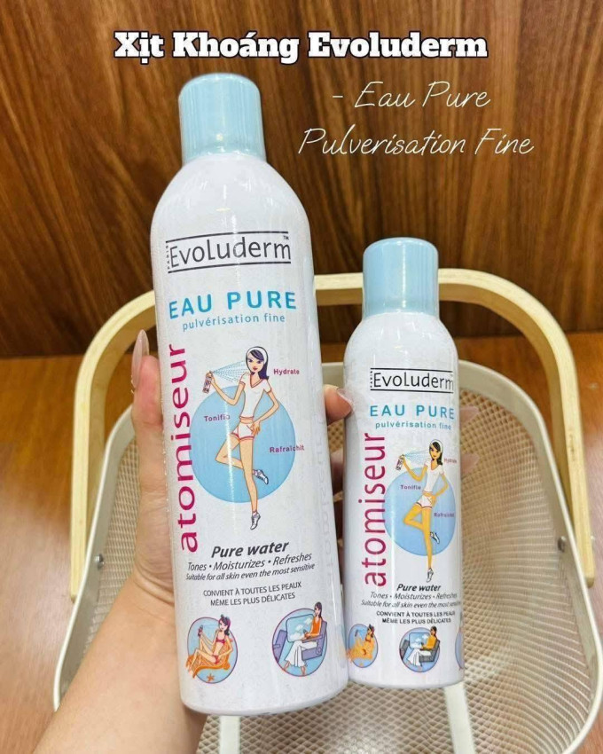 Vì sao nên chọn Xịt khoáng Evoluderm