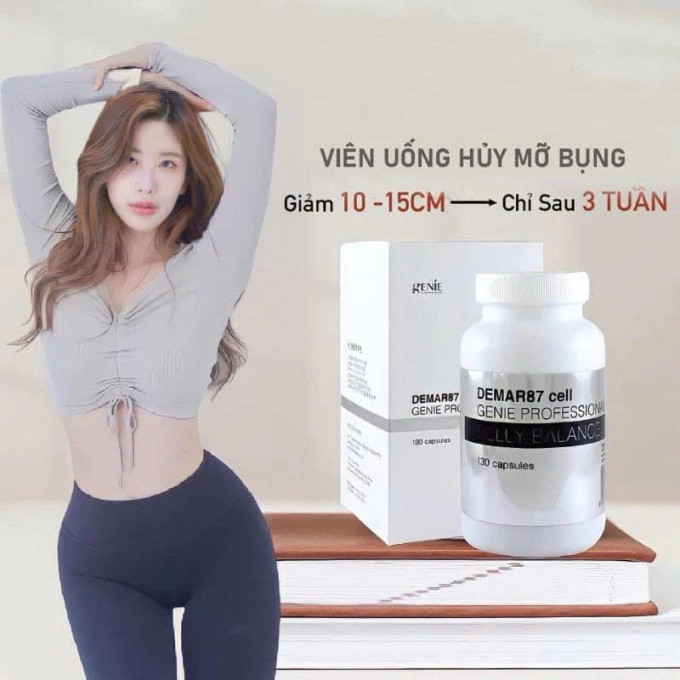 Derma 87 Cell Hàn Quốc - Hỗ Trợ Giảm Mỡ Bụng, Kiểm Soát Cân Nặng Hiệu Quả