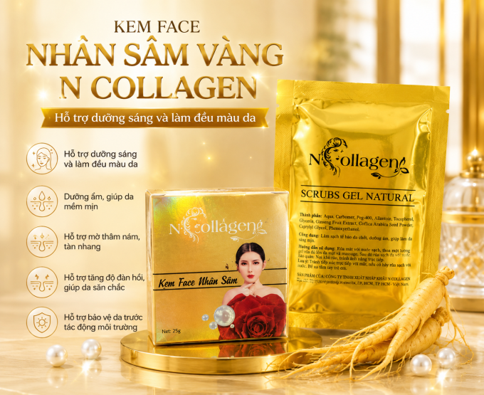 Kem Face Nhân Sâm Vàng N Collagen chính hãng