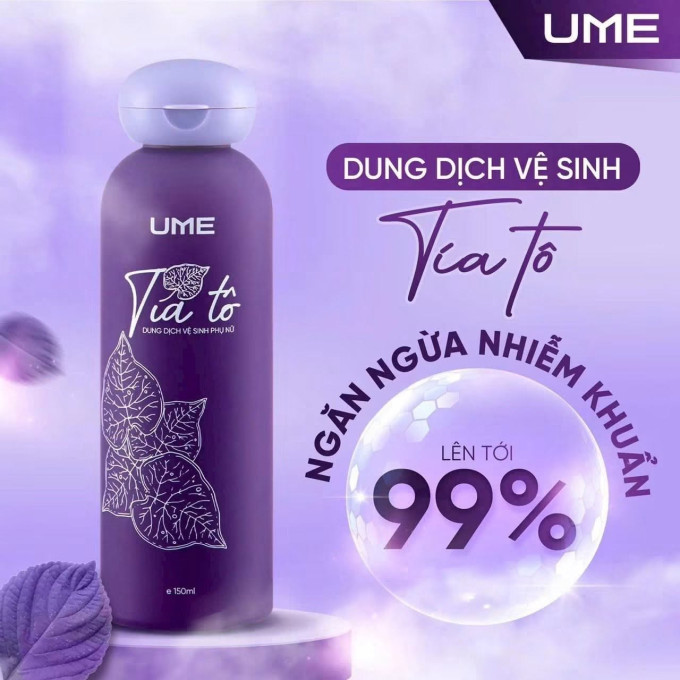 Dung dịch vệ sinh tía tô UME -Perilla Leaf Extract Lady Care