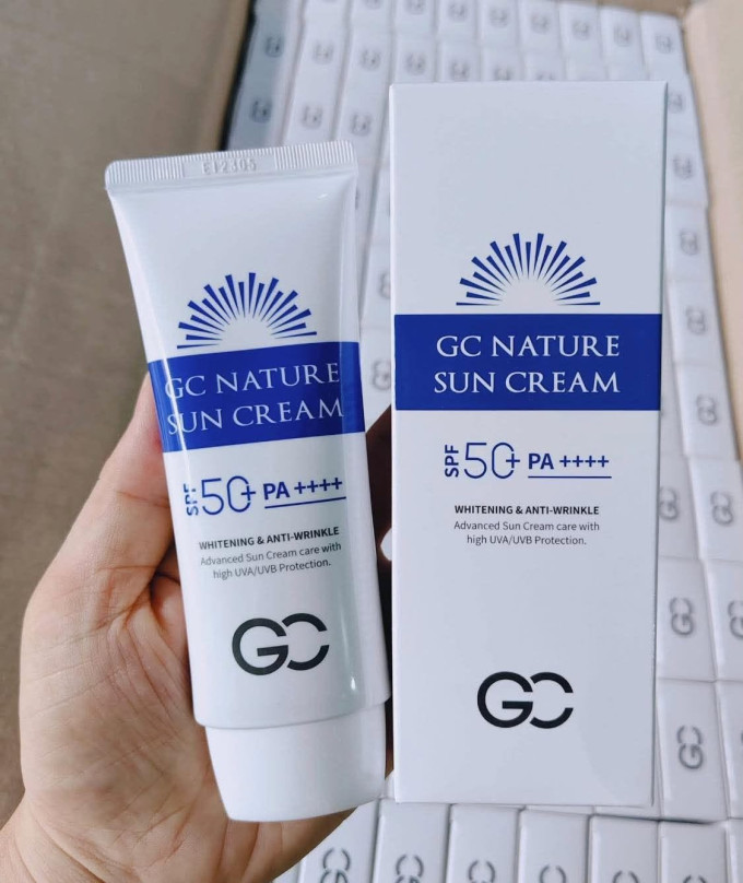 Kem chống nắng GC Nature Sun Cream 60ml chính hãng