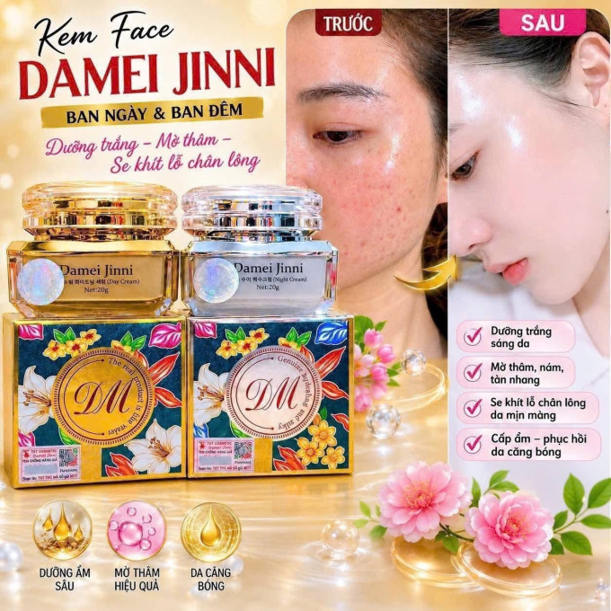 Kem Damei Jinni -Combo ngày đêm chính hãng