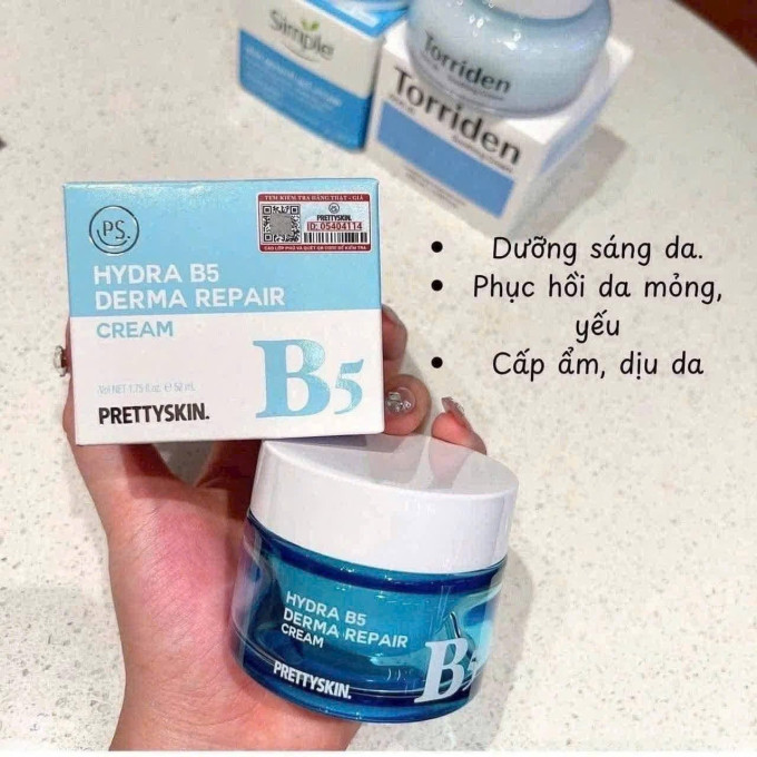 Kem Dưỡng B5 Pretty Skin Hydra Derma Repair Cream 52ml – Phục Hồi Da
