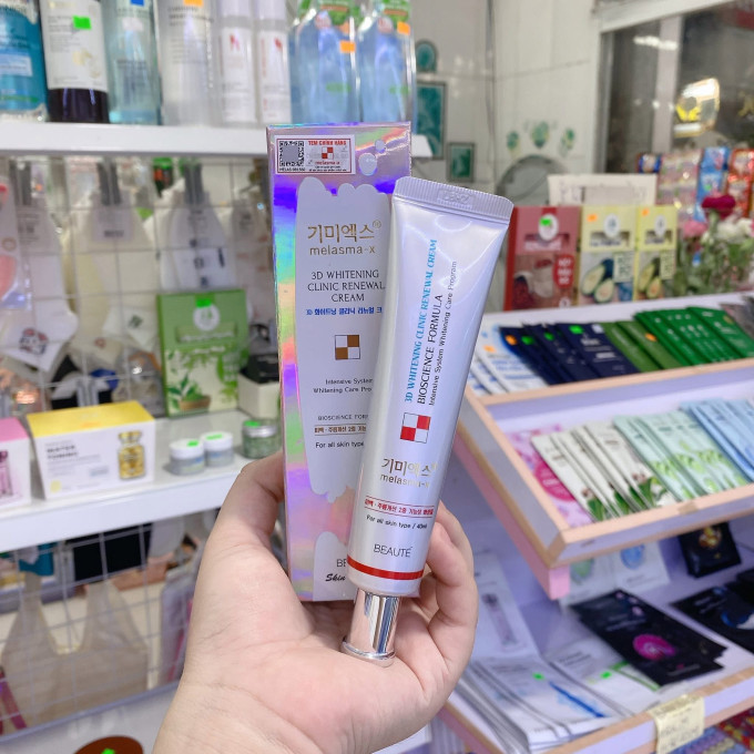 Hướng dẫn sử dụng Kem nám Melasma-X 3D